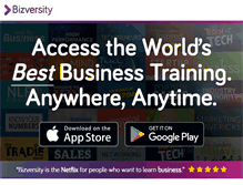 Tablet Screenshot of bizversity.com